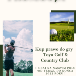 Promocja na prawo do gry w Toya Golf & Country Club